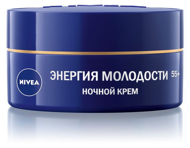 Крем ночной Nivea Энергия Молодости 55+ Восстановление, 50 мл