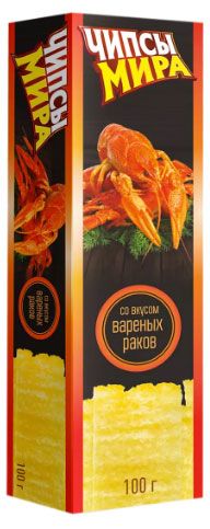 Чипсы картофельные Белорусские со вкусом вареных раков 100 г 81₽