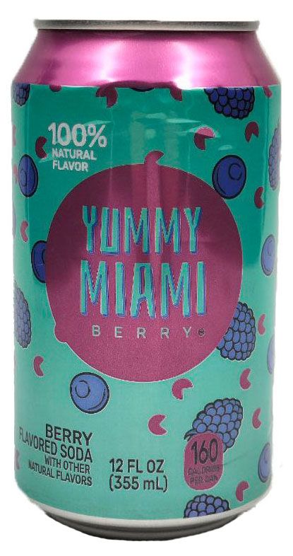 Напиток газированный Yummy Miami Berry, 0,355 л