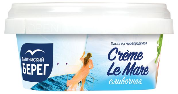 Паста из морепродуктов Балтийский Берег Creme Le Mare сливочная, 150 г