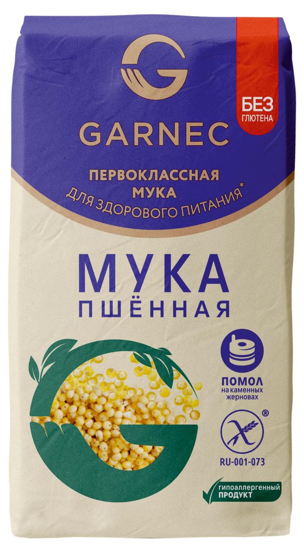 Мука Garnec пшенная без глютена, 500 г