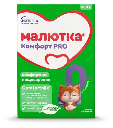 Смесь сухая молочная Малютка Комфорт 600 г 1139₽