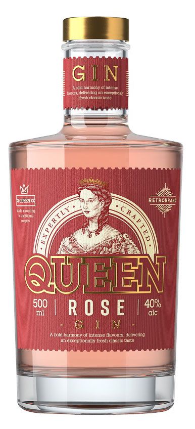 Джин Queen Rose Россия, 0,5 л