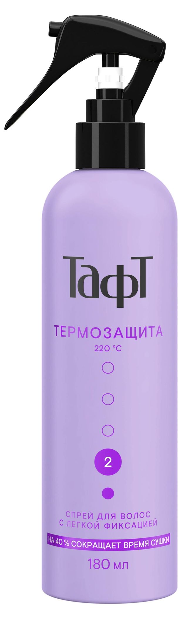 Спрей для волос Тафт Термозащита с легкой фиксацией 180 мл 439₽