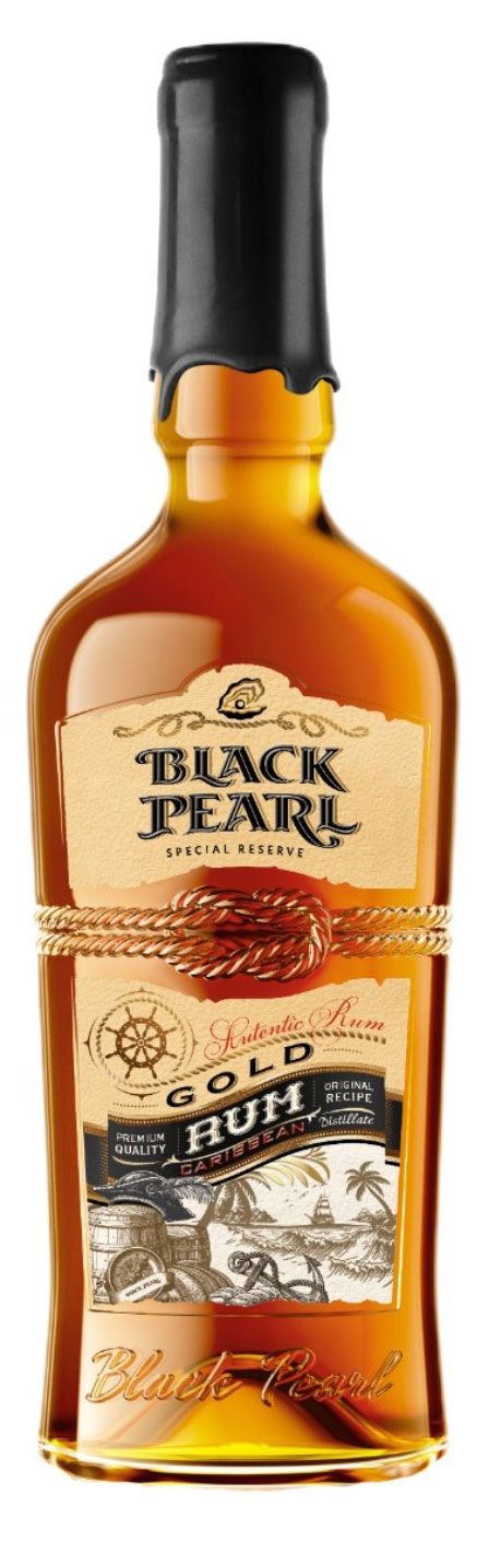 Ром Black Pearl Gold Россия, 0,7 л