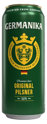 Пиво светлое Germanika Pilsner 5%, 0,5 л