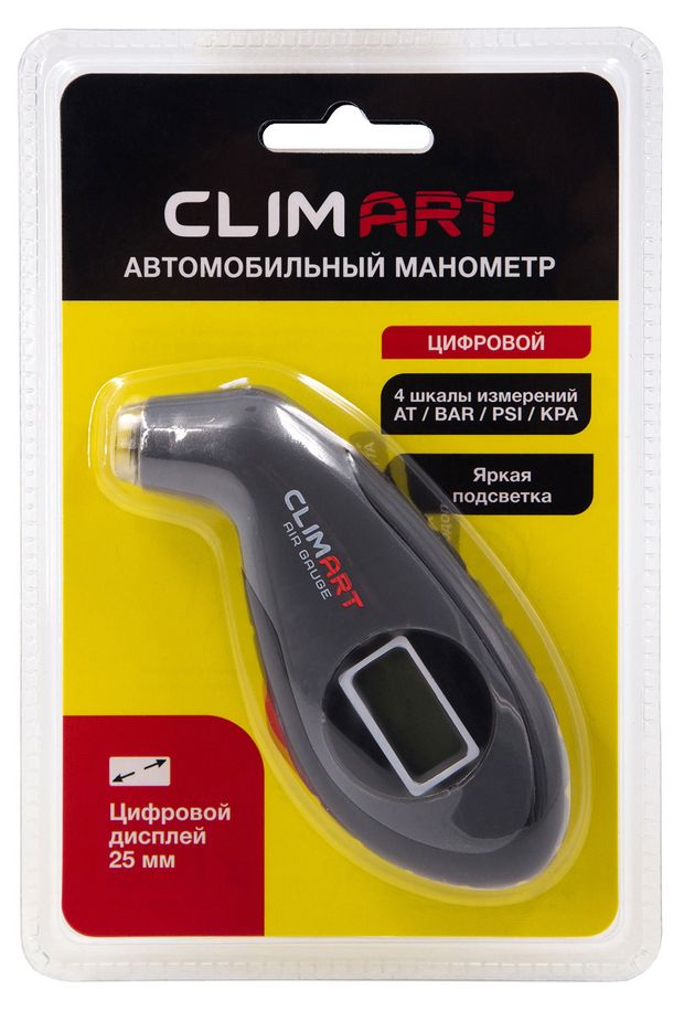 Портативный электронный автомобильный манометр CLIMART