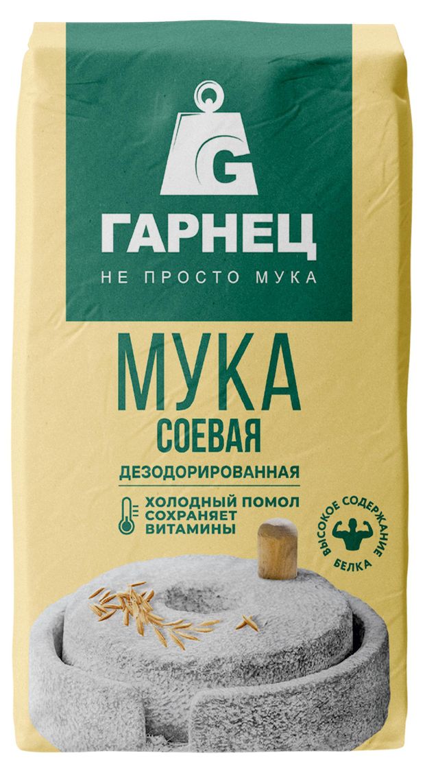 Мука соевая Гарнец 350 г 121₽