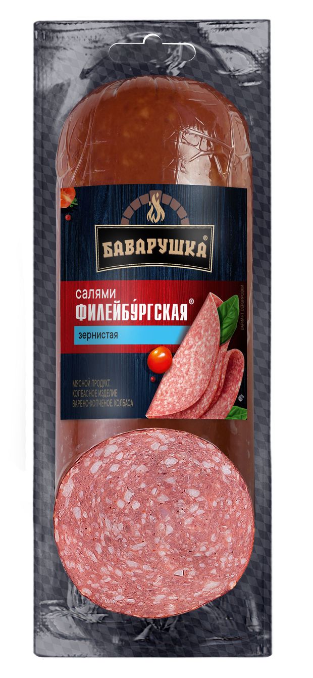 Колбаса Баварушка Салями Филейбургская зернистая 350 г 379₽