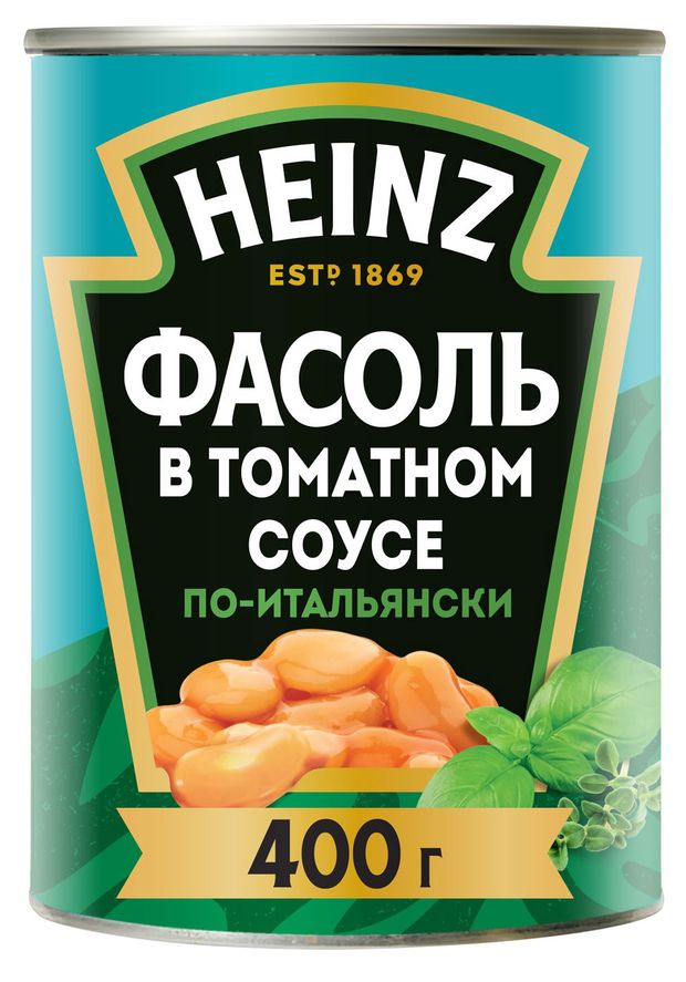 Фасоль Heinz По-итальянски в томатном соусе 400 г 119₽