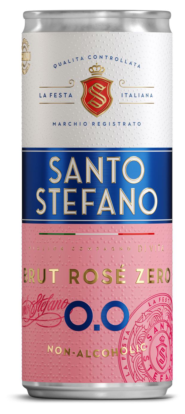 Напиток винный игристый Santo Stefano Rose Zero Россия, 0,25 л