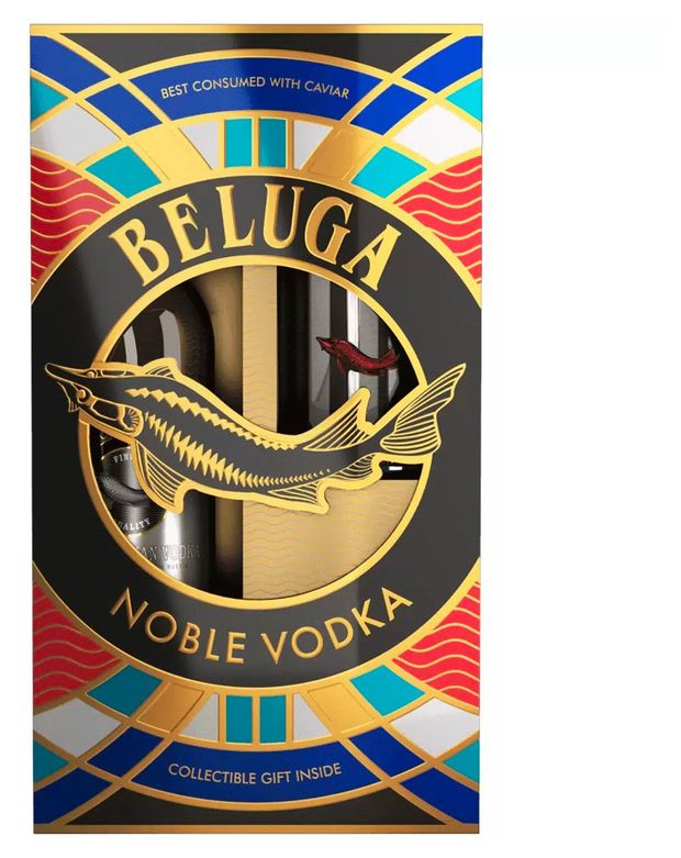 Водка BELUGA Noble с бокалом в подарочной упаковке Россия, 0,7 л