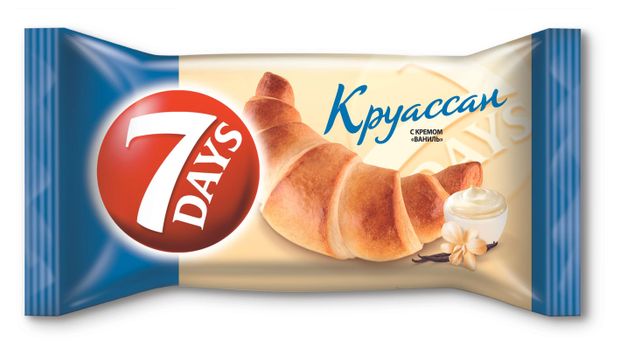 Круассан 7Days с ванильным кремом 65 г 66₽