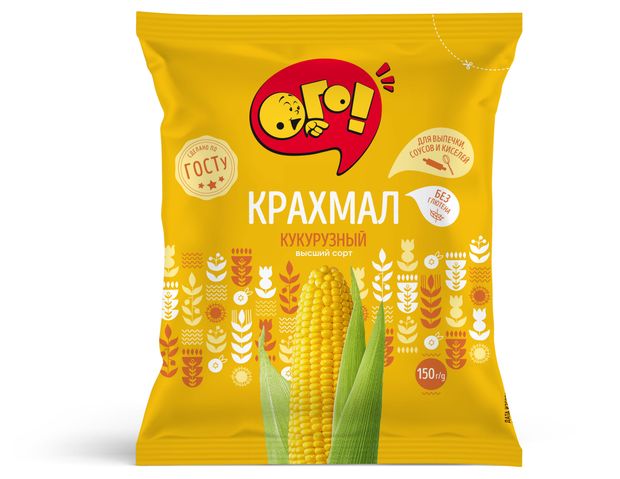 Крахмал кукурузный ОГО!, 150 г