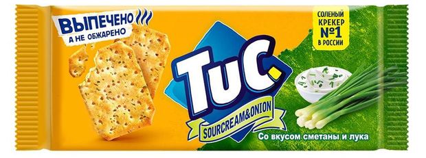 Крекеры Tuc со сметаной и луком 100 г 69₽