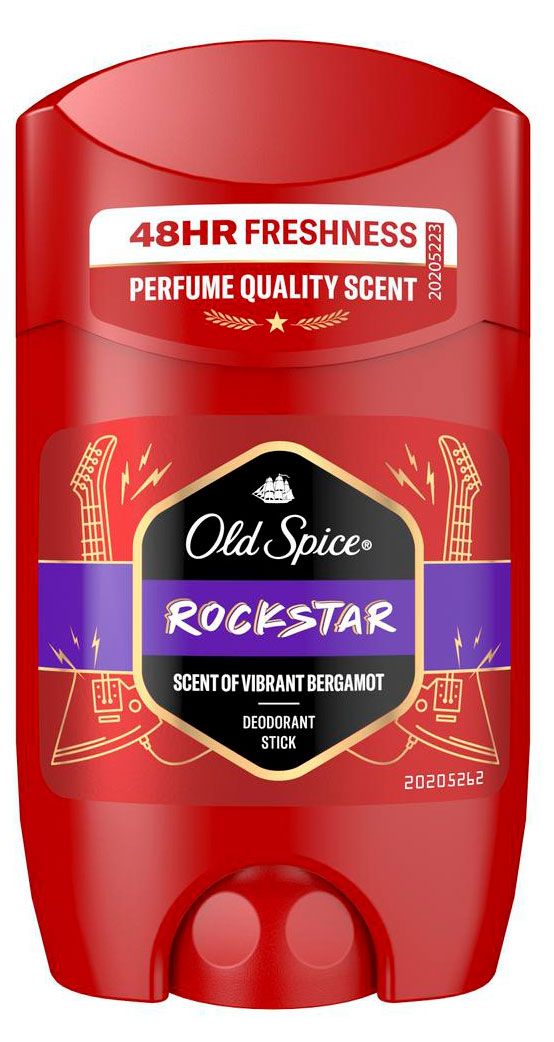 фото Твердый дезодорант old spice rockstar с ароматом бергамота, 50 мл