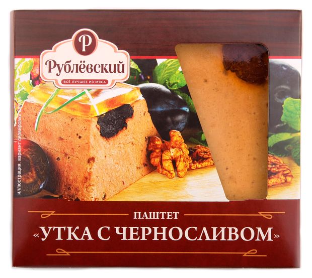 Паштет утиный Рублёвский с черносливом, 200 г