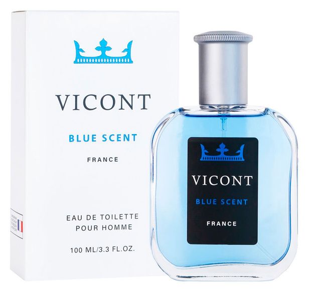 Туалетная вода мужская Red Label Vicont Blue Scent, 100 мл