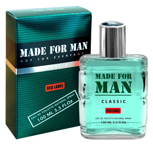 Туалетная вода мужская Red Label Made For Man Classic, 100 мл