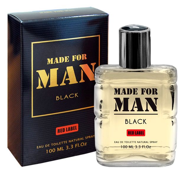 Туалетная вода Made мужская Red Label For Man Black, 100 мл