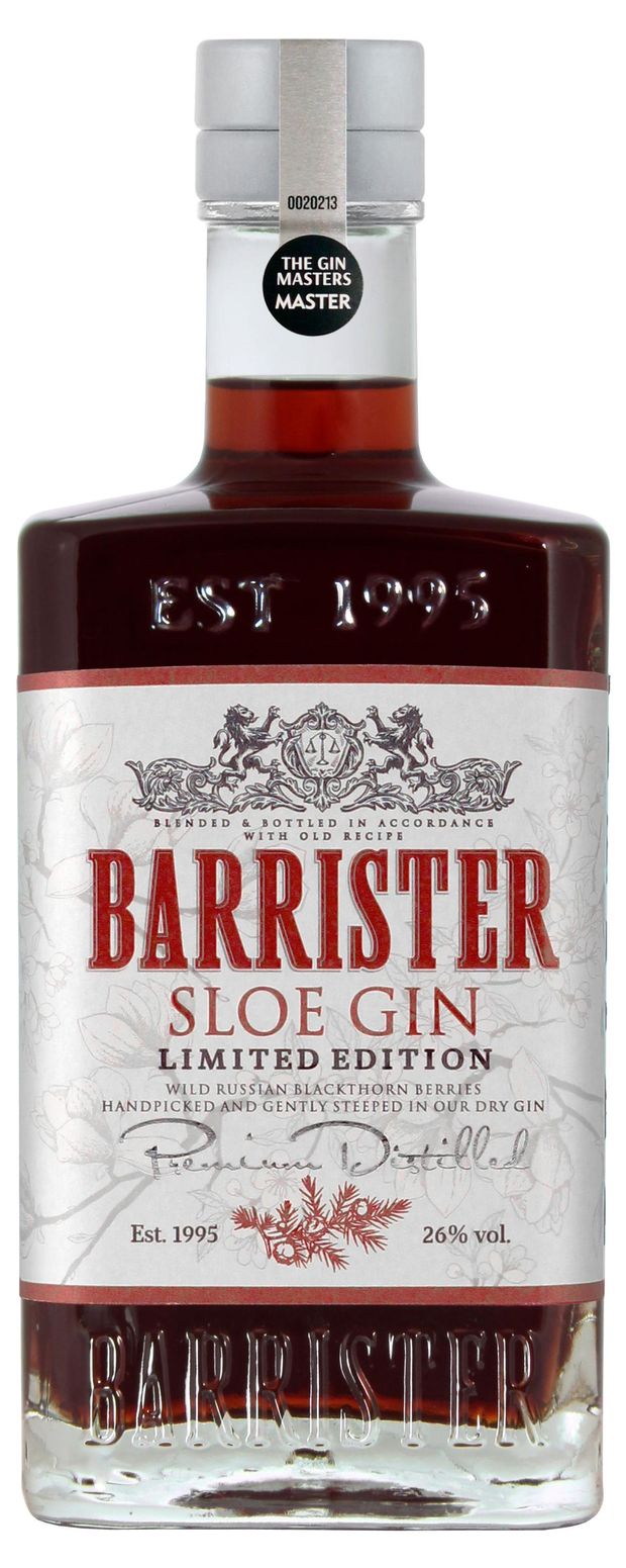 Ликер десертный Barrister Sloe Gin Россия, 0,7 л