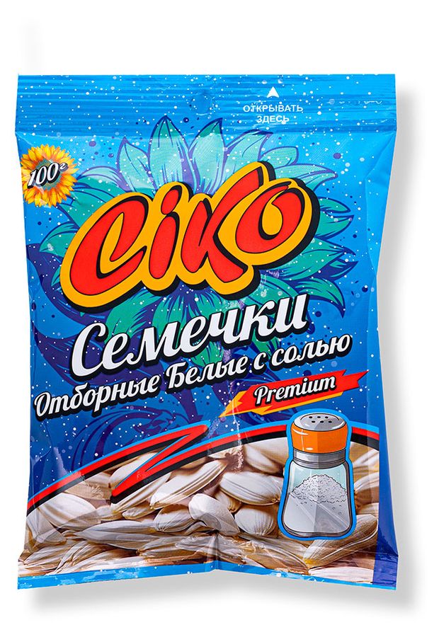 Семечки подсолнечные CIKO белые, 100 г