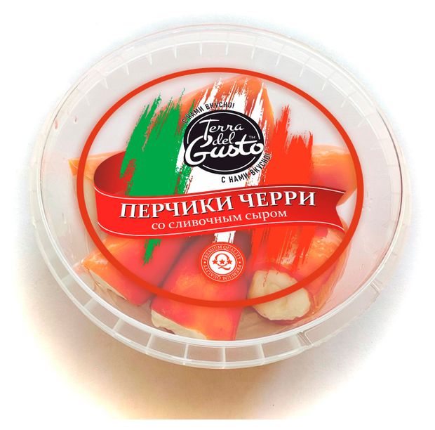 Перчики черри Terra del Gusto Медовые со сливочным сыром, 250 г