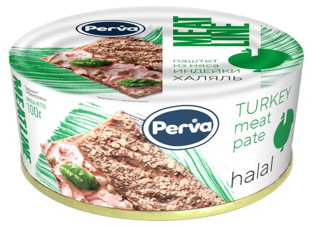 Паштет Perva Meat Line с мясом индейки, 100 г