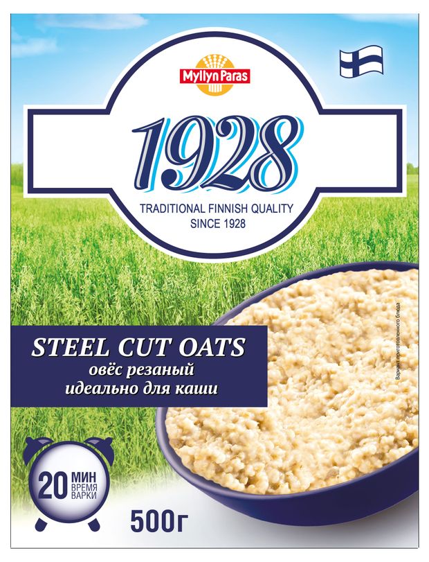 Овес резанный Myllyn Paras Steel Cut Oats, 500 г