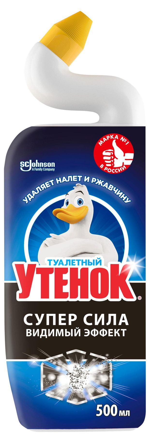 Средство для очистки унитаза Туалетный Утенок Видимый эффект 500 мл 139₽