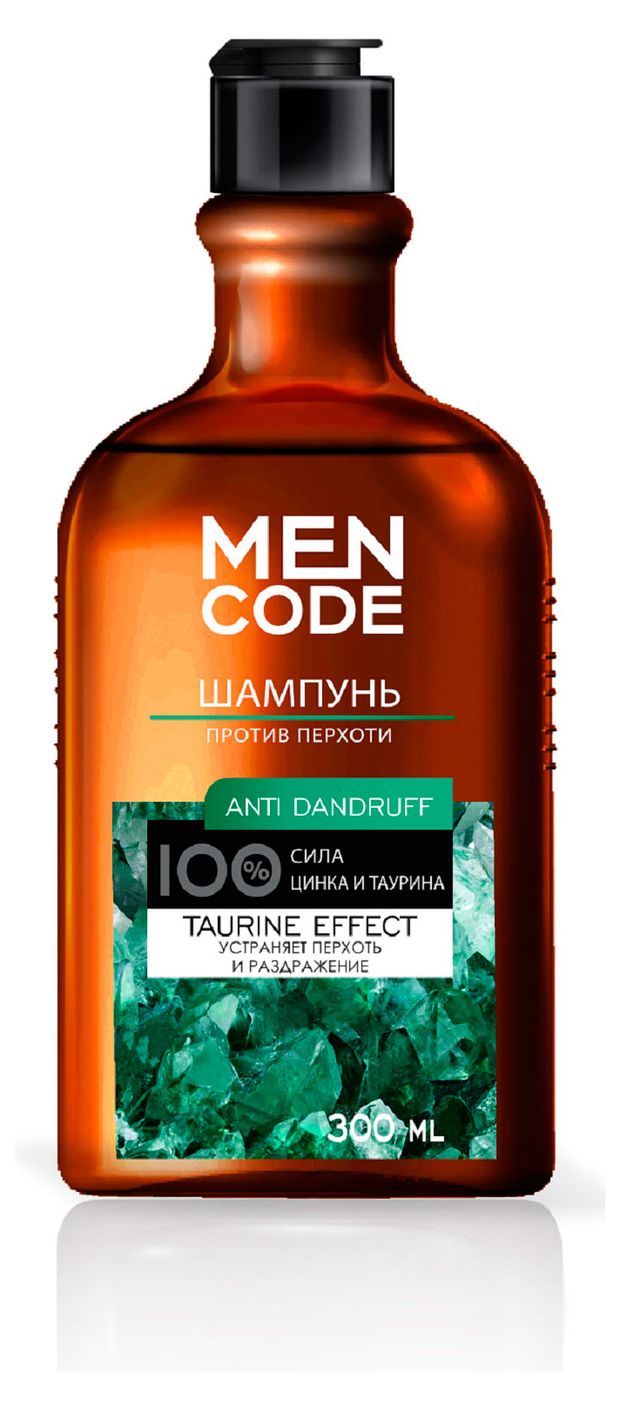 Шампунь мужской Men Code Anti-Dandruff против перхоти 300 мл 169₽