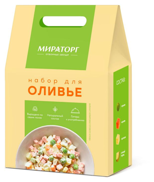 Набор для оливье Мираторг 600 г 199₽