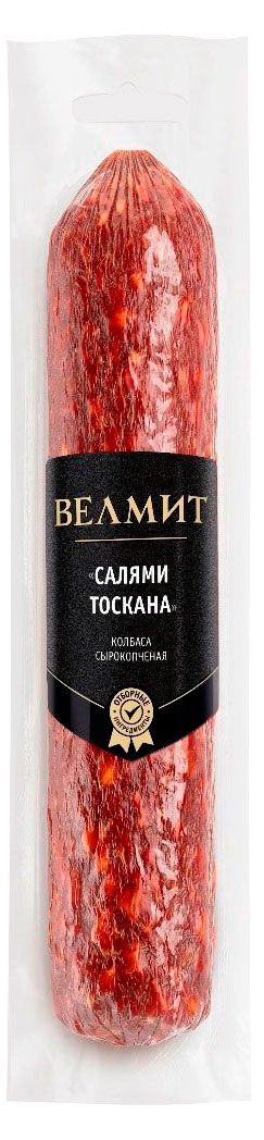 Колбаса сырокопченая Велмит Салями Тоскана ~ 300 г