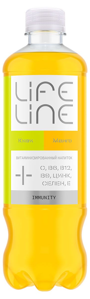 Напиток витаминизированный LifeLine Immunity манго-киви без газа 0,5 л