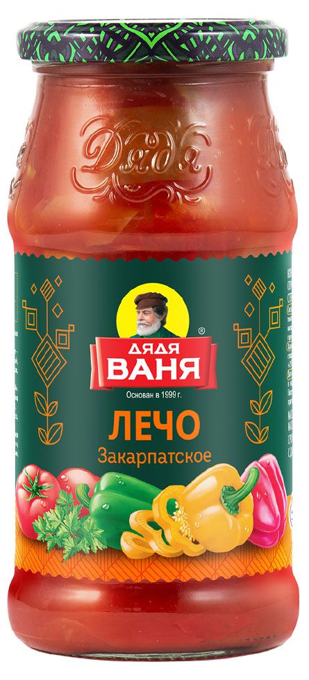 Лечо Дядя Ваня Закарпатское 460 г 99₽