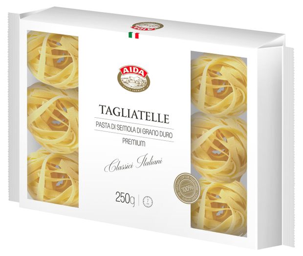 фото Макаронные изделия aida tagliatelle гнезда, 250 г