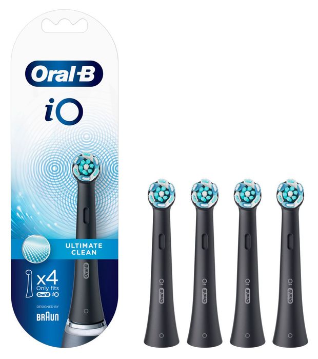 Насадка для зубной щетки Oral-B Ultimate Clean IO черные 4 шт 2411₽