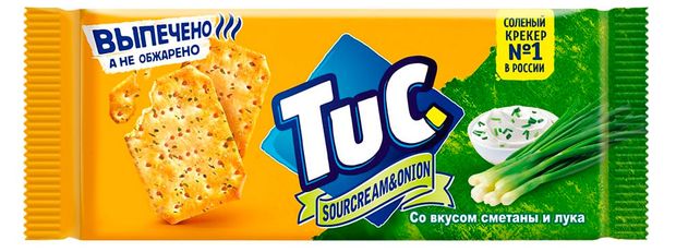 Крекер Tuc со вкусом сметаны и лука, 100 г