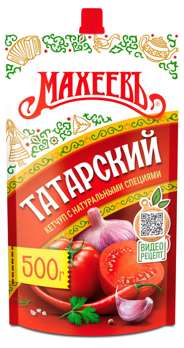 Кетчуп томатный МАХЕЕВЪ Татарский 500 г 129₽