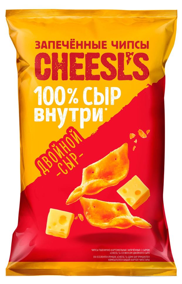 Чипсы картофельные Cheesls с сыром 100 г 129₽