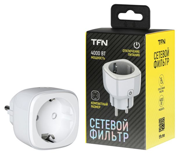 Сетевой фильтр TFN Power 4 White 1 розетка 1199₽