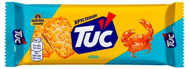 Крекер Tuc со вкусом Краб 100 г 64₽