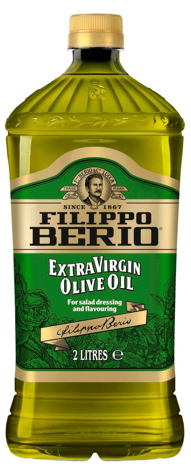 Масло оливковое Filippo Berio Extra Virgin нерафинированное 2 л 4359₽