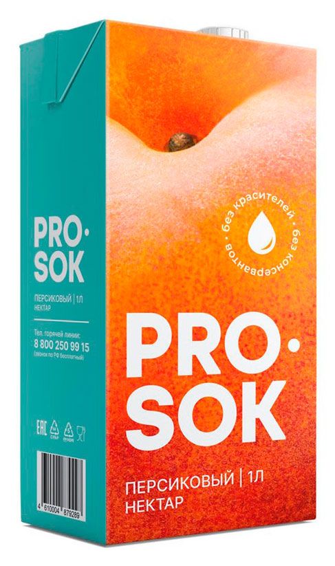 Нектар Pro Sok персик 1 л 119₽