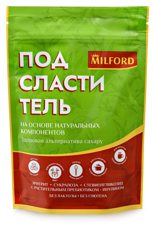 Подсластитель Milford с инулином 150 г 381₽