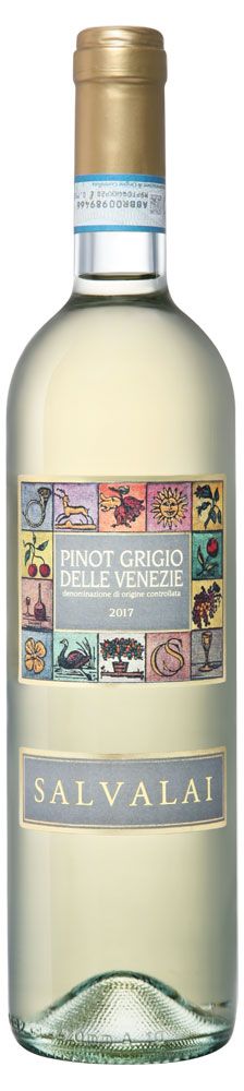 Вино Salvalai Pinot Grigio белое полусухое Италия, 0,75 л