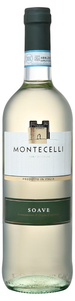 Вино Montecelli SOAVE белое сухое Италия, 0,75 л