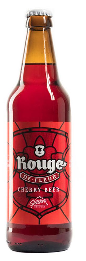 Пиво Gletcher Rouge De Fleur светлое фильтрованное 3,8%, 500 мл