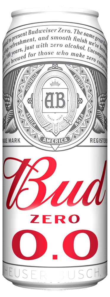 Пиво безалкогольное Bud фильтрованное 0%, 450 мл