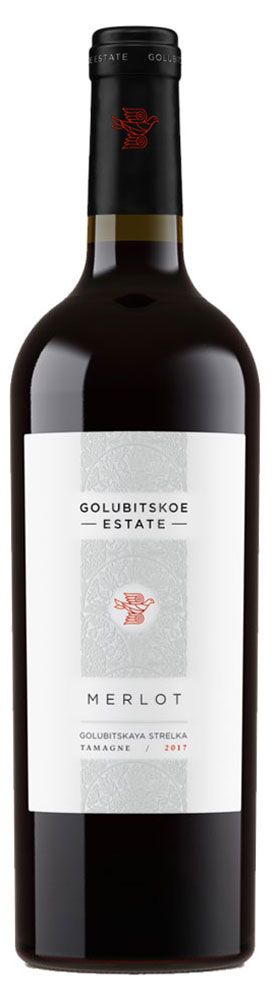 Вино Golubitskoe Estate Merlot красное сухое Россия, 0,75 л